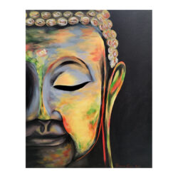 Buddha akrilfestmény
