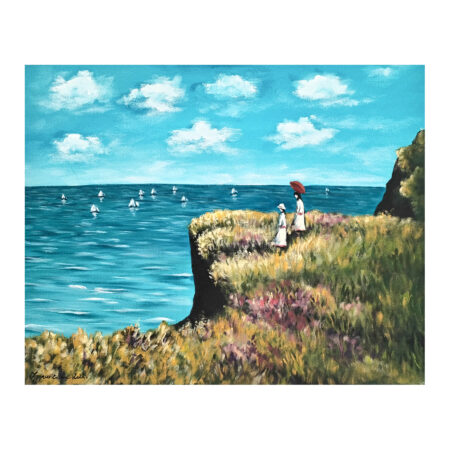 Cliff Walk akrilfestmény