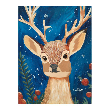 Bambi akrilfestmény